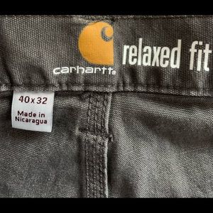 Carhartt gray cargo pants 40x32 with phone pocket…new without tags!